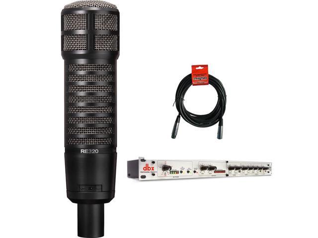 Electro-Voice RE-320 Premium Dynamic Microphone Bundle with Microphone Preamp/Channel Strip and XLR- XLR Cable