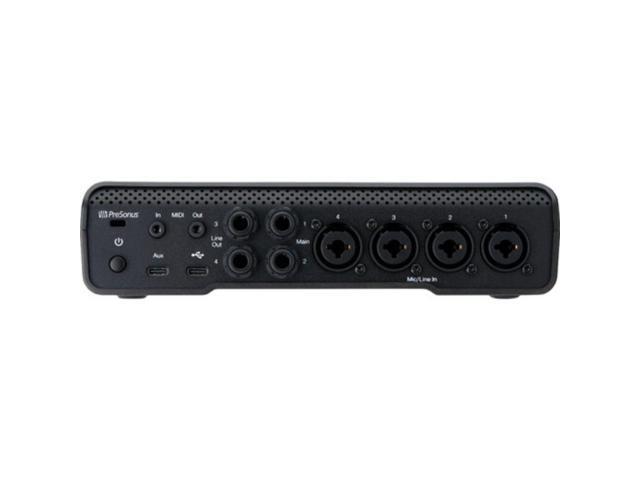 PreSonus Quantum ES 4 USB-C Audio Interface Bundle with Polsen HPC-A30 Closed-Back Studio Monitor Headphones and XLR- XLR Cable (Pair)