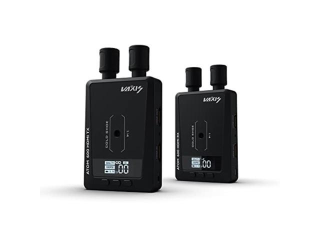 Vaxis Atom A5 5.5' Wireless RX/TX SDI/HDMI Monitor Bundle with Genaray 2 x NP-F770 4400mAh Batteries & 2 x Compact Chargers Kit