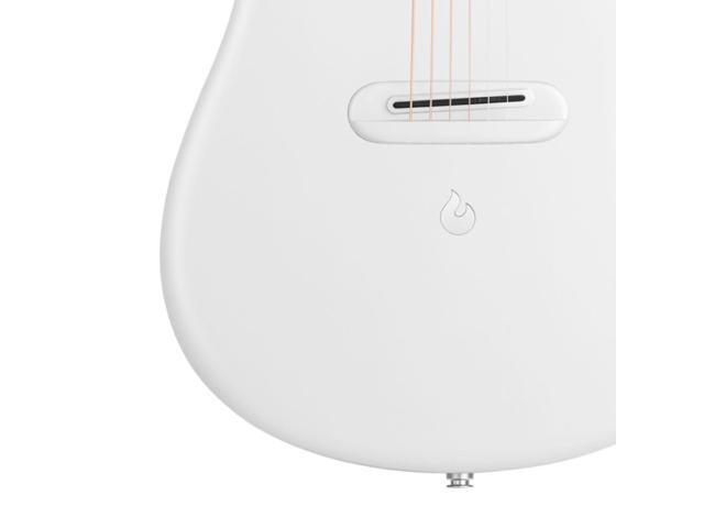 LAVA ME 4 Carbon 36 with Airflow Bag White Bundle with Rok-It Tripod Guitar Stand, Kopul PREM Performance Series Right Angle Cable and Celluloid...