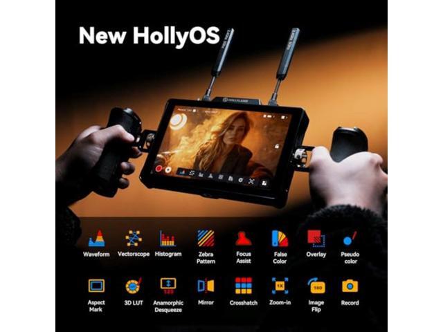 Hollyland Pyro 7 Wireless Video Transmitter & Receiver Bundle with GVM NP-F750 4400mAh Batteries with Travel Chargers (Set of 2) Anti-Static Screen Cleaning Wipes (5-Pack) - image 5