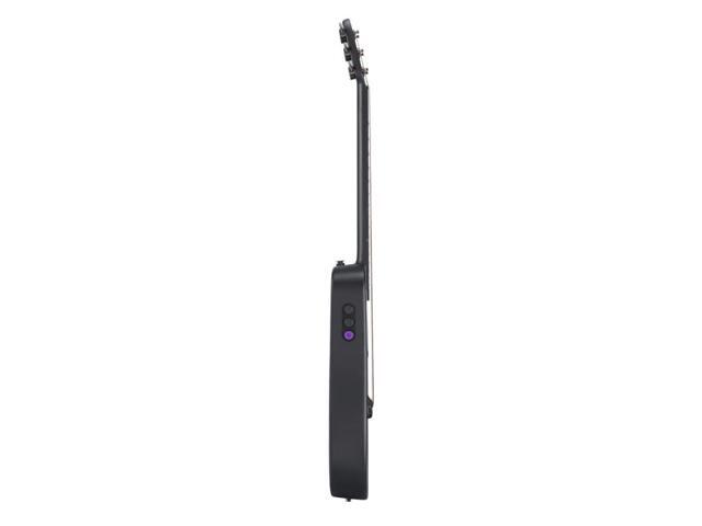 LAVA ME AIR Carbon 36' with Airflow BagSpace Black Bundle with Classic Celluloid Guitar Pick 351 Shape Medley 12-Pack, Rok-It Tripod Guitar Stand,...