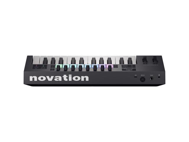 Novation Launchkey 25 MK4 USB MIDI Keyboard Controller (25 Keys) Bundle with HPC-A30 Closed-Back Studio Monitor Headphones, FP-P1L Universal...