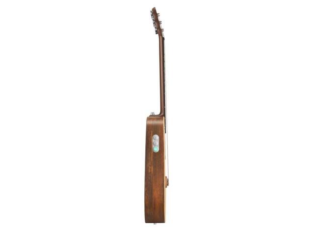 LAVA ME AIR Spruce 36 with Airflow BagWoodgrain Brown/Burlywood Bundle with Classic Celluloid Guitar Pick 351 Shape Medley 12-Pack, Rok-It Tripod...