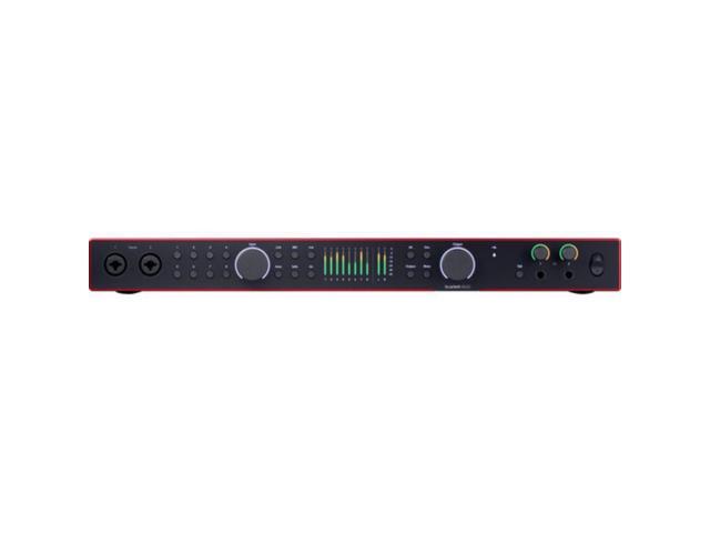 Focusrite Scarlett 18i20 USB-C Audio/MIDI Interface (4th Generation) Bundle with XLR- XLR Cable (4 Pack), Hosa Mid-310 Black 10 ft. Midi cable (2...