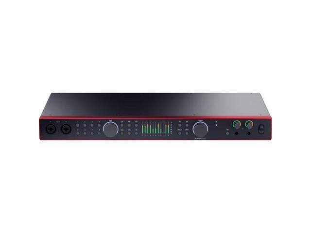 Focusrite Scarlett 18i20 USB-C Audio/MIDI Interface (4th Generation) Bundle with XLR- XLR Cable (4 Pack), Hosa Mid-310 Black 10 ft. Midi cable (2...