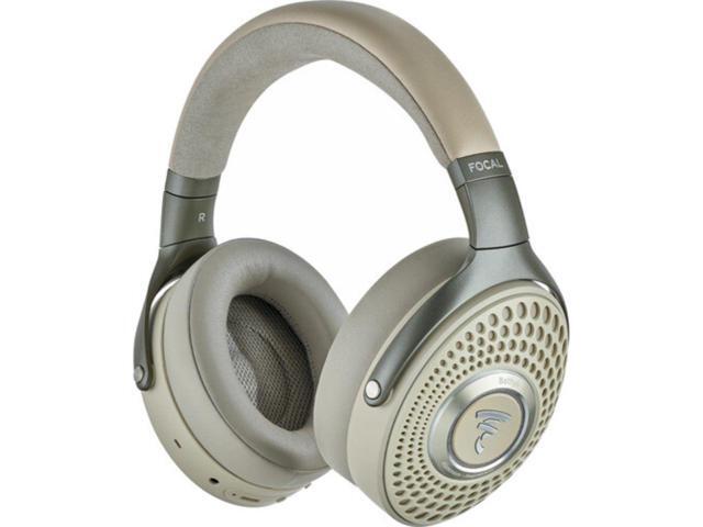 Focal Bathys Noise-Canceling Wireless Over-Ear Headphones (Dune) Bundle with Auray HPDS-B Desktop Headphone Stand and Pearstone Stereo Mini Male to...