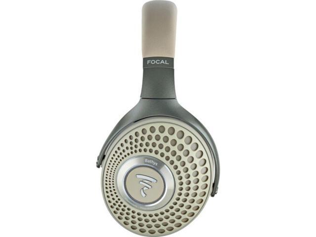 Focal Bathys Noise-Canceling Wireless Over-Ear Headphones (Dune) Bundle with Auray HPDS-B Desktop Headphone Stand and Pearstone Stereo Mini Male to...