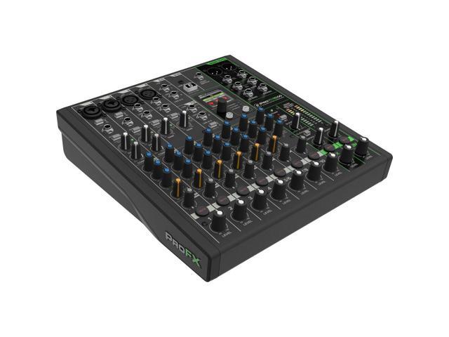 Mackie ProFX10 GO Battery-Powered 10-Channel Analog Audio Mixer With Bluetooth, USB-C Recording Modes, GigFX+ Effects, Onyx Preamps, EQ,...