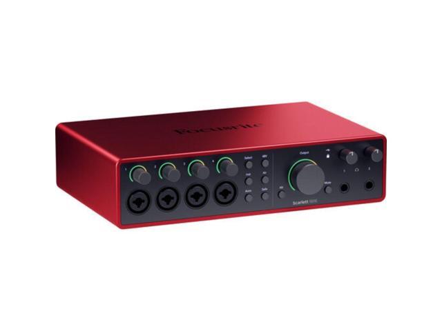 Focusrite Scarlett 18i16 USB-C Audio/MIDI Interface (4th Generation) Bundle with Kellards XLR-P20T Pro 20 ft XLR Microphone Cable Mixers, Recording...