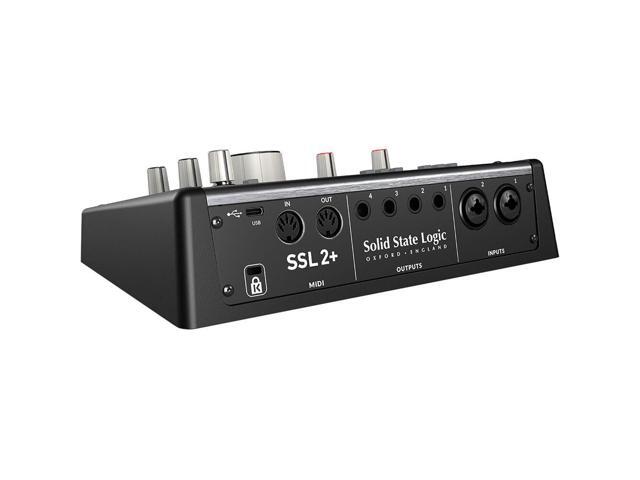 Solid State Logic SSL 2+ MKII - 2x4 USB Audio Interface Bundle with Polsen HPC-A30 Closed-Back Studio Monitor Headphones, 2x Kellards XLR-P20T Pro...