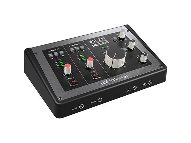 Solid State Logic SSL 2+ MKII - 2x4 USB Audio Interface Bundle with Polsen HPC-A30 Closed-Back Studio Monitor Headphones, 2x Kellards XLR-P20T Pro...