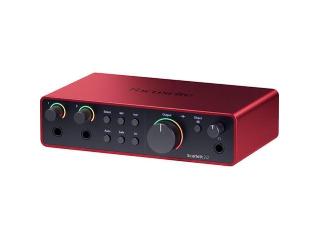 Focusrite Scarlett 2i2 USB-C Audio Interface (4th Gen) Bundle with Aston Microphones Element Microphone KIT and Kellards XLR-P20T Pro 20 ft XLR...