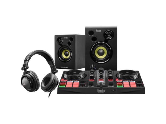 Hercules All-in-One Kit DJLearning Kit MK2 Bundle with Headliner Covina DJ Controller Stand
