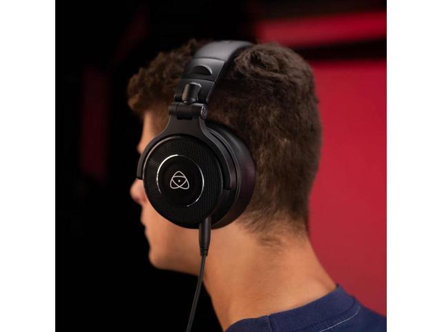 Atomos StudioSonic Professional Wired Over-Ear Headphones Studio Monitor Sound Quality for Recording, Mixing & Content Creation Black