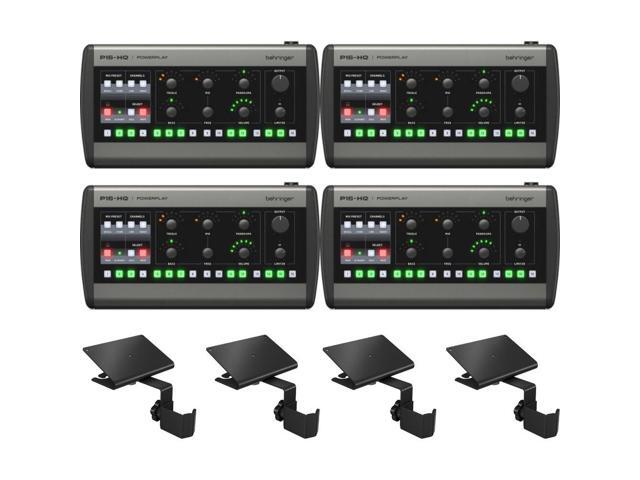 Behringer P16-HQ 16-Channel Personal Monitoring Mixer (4 Pack) Bundle with Behringer Mounting Bracket for P16-M (4 Pack) - image 6