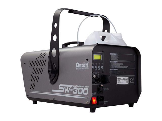 Antari SW-300 Long-Throw Snow Machine Bundle with 4L BOTTLE - STANDARD SNOW FLUID