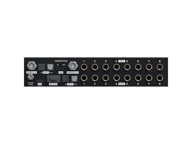 Ferrofish Pulse8 AE 8x8 AD/DA Converter with 66-Channel ADAT to USB Audio Interface
