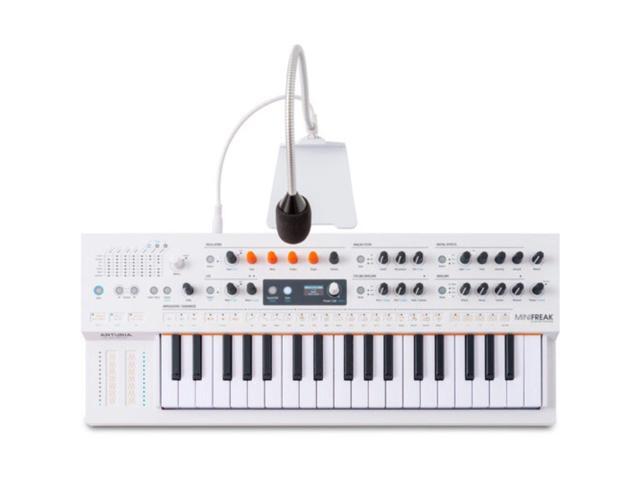 Arturia MiniFreak Vocoder 6-Voice Spontaneous Algorithmic Synthesizer Gooseneck Bundle with Polsen HPC-A30 Closed-Back Studio Monitor Headphones,...