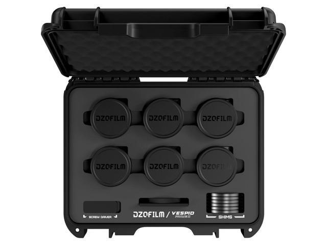 DZOFilm Vespid2 T1.9 6-Prime Lens Kit 18/24/35/50/85/105mm (PL Mount) Bundle with DZOFilm Octopus Lens Adapter (PL to Sony E), GB LENS CLEANING KIT