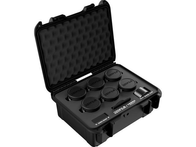 DZOFilm Vespid2 T1.9 6-Prime Lens Kit 18/24/35/50/85/105mm (PL Mount) Bundle with DZOFilm Octopus Lens Adapter (PL to Sony E), GB LENS CLEANING KIT