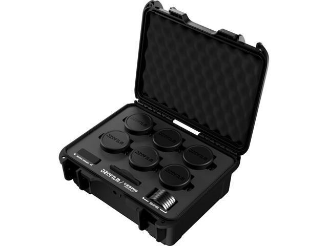 DZOFilm Vespid2 T1.9 6-Prime Lens Kit 18/24/35/50/85/105mm (PL Mount) Bundle with DZOFilm Octopus Lens Adapter (PL to Sony E), GB LENS CLEANING KIT