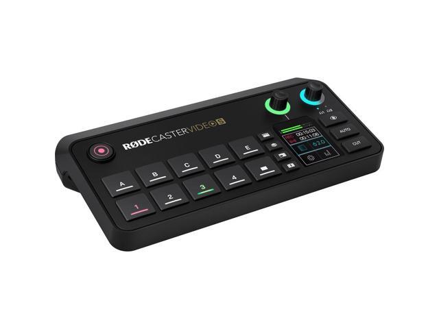 RODE RODECaster Video S All-in-One Audio/Video Console Bundle with Pearstone Standard Series HDMI to HDMI High-Speed Ethernet Cable - Black, 6',...
