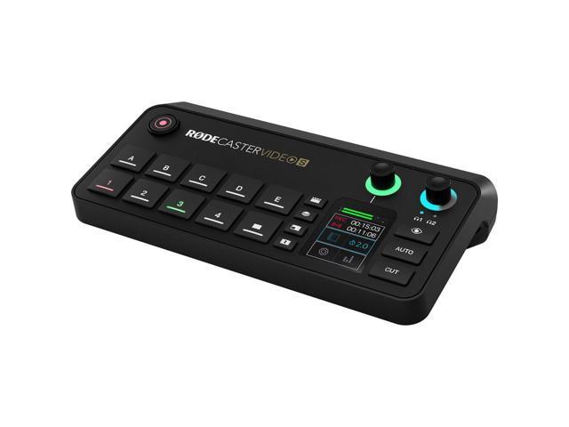 RODE RODECaster Video S All-in-One Audio/Video Console Bundle with Pearstone Standard Series HDMI to HDMI High-Speed Ethernet Cable - Black, 6',...