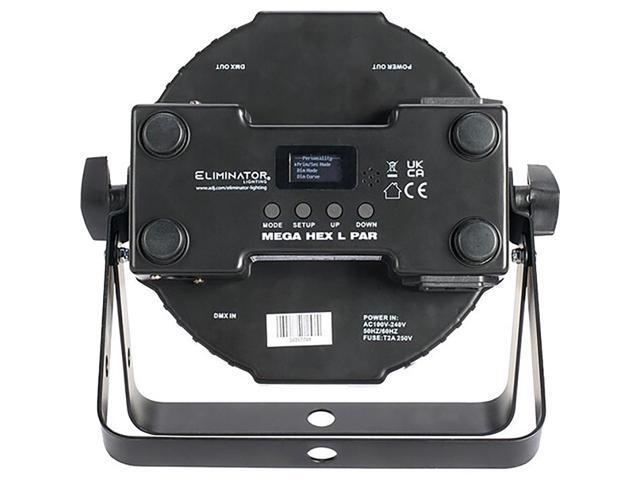 Eliminator Lighting Mega Hex L Par RGBLA+UV LED Wash Light