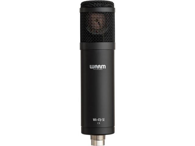 Warm Audio WA-47jr SE Large-Diaphragm Condenser Microphone (Black) Bundle with Kellards XLR-P20T Pro 20 ft XLR Microphone Cable, Pop Filter