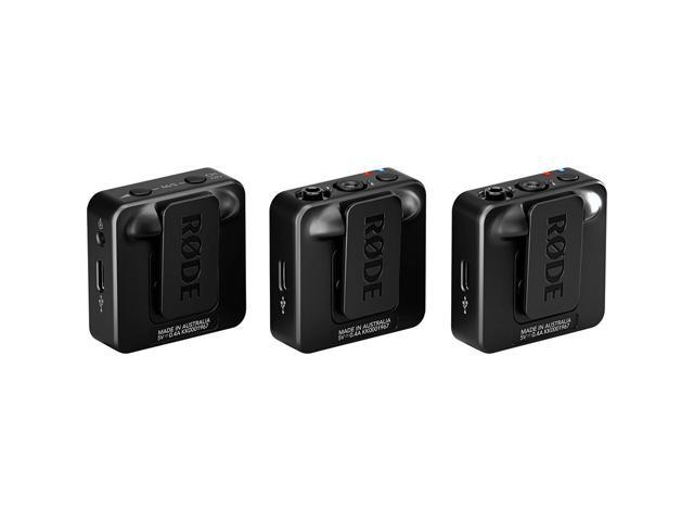 Rode Wireless GO (GEN3) RED Bundle with Rode Interview GO-Red Handheld Mic Adapter for the Wireless GO Red, Anti-Static Screen Cleaning Wipes (5-Pack)