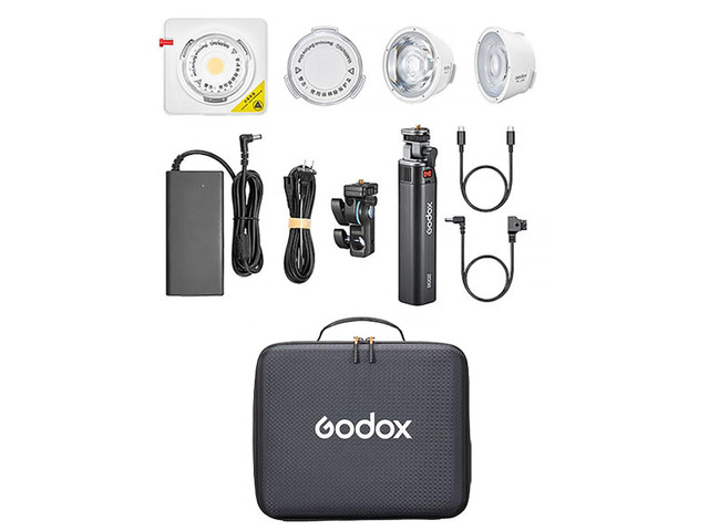 Godox ML100R RGB Portable LED Light Kit (36 Lens & Battery Grip)