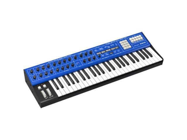 Behringer Wave Hybrid Wavetable Synthesizer Bundle with Auray FP-P1L Universal Piano-Style Sustain Pedal, MID-P10T Pro MIDI Cable 10 Feet (Pair),...