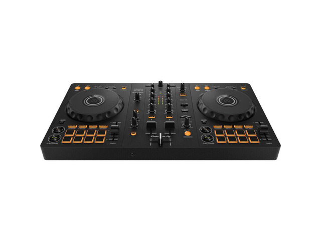 Pioneer DJ DDJ-FLX4 Portable 2-Channel rekordbox DJ and Serato Controller (Graphite) Bundle with ProX ZeroG Hard-Shell DJ Controller Bag with EVA...