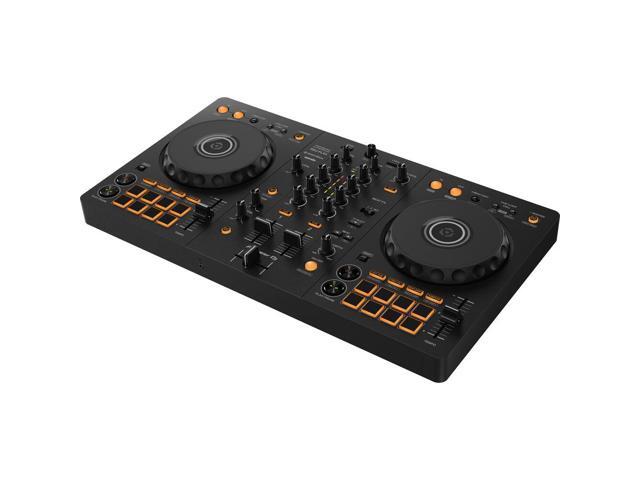 Pioneer DJ DDJ-FLX4 Portable 2-Channel rekordbox DJ and Serato Controller (Graphite) Bundle with ProX ZeroG Hard-Shell DJ Controller Bag with EVA...