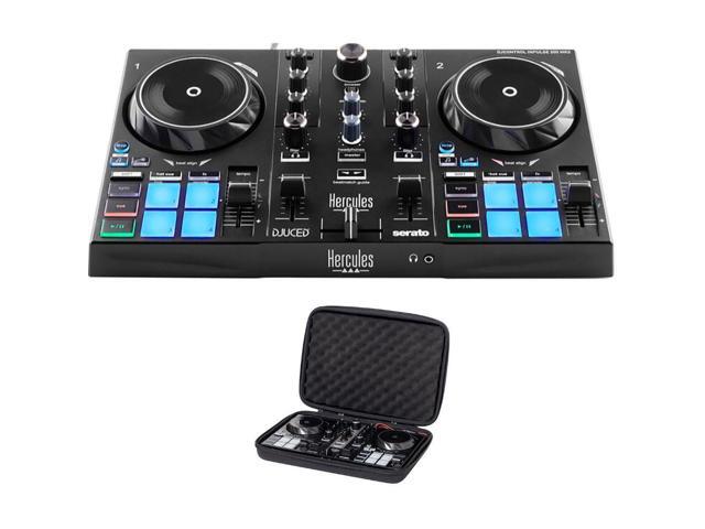 Hercules DJ Control Inpulse 200 MK3 Bundle with Headliner Lightweight Molded EVA Hardshell Pro-Fit Case Compatible with Hercules Inpulse 200 MK3 &...