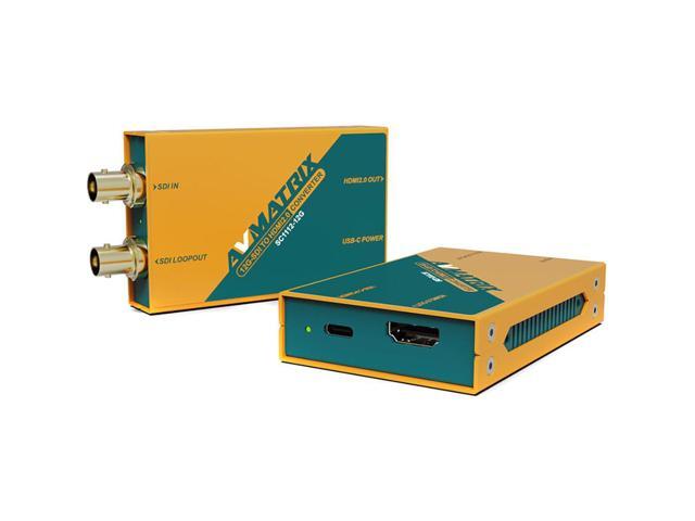 AVMATRIX 12G-SDI to HDMI 2.0 4K Broadcast Signal Converter