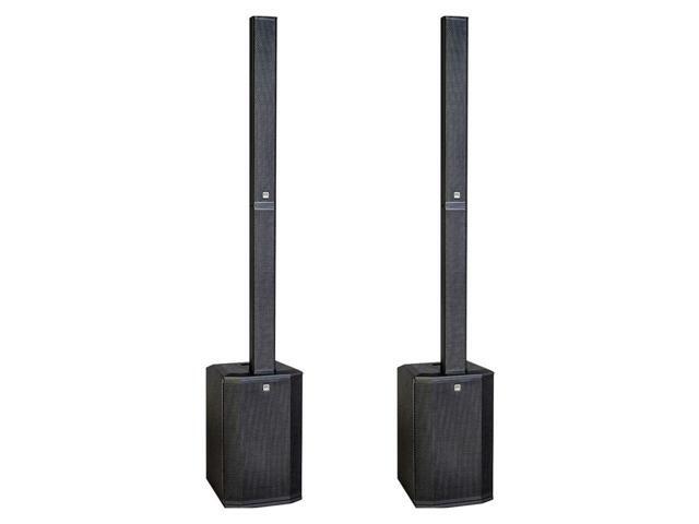 HK Audio POLAR 12 MK2 2000W Total Active Line Array Column PA System with 12' Sub (Pack of 2)