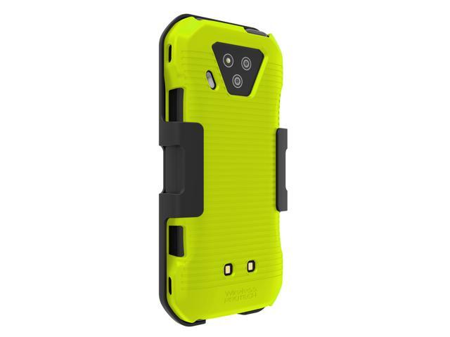 Wireless ProTech Shell Case and Holster Combo for Kyocera DuraForce Ultra 5G E7110. Slim Protective Hard Shell Case with Heavy-Duty Belt Clip Holster
