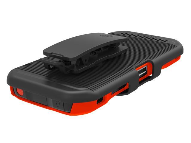 Wireless ProTech Shell Case and Holster Combo for Kyocera DuraForce Ultra 5G E7110. Slim Protective Hard Shell Case with Heavy-Duty Belt Clip Holster