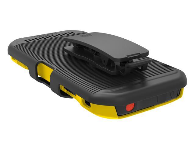 Wireless ProTech Shell Case and Holster Combo for Kyocera DuraForce Ultra 5G E7110. Slim Protective Hard Shell Case with Heavy-Duty Belt Clip Holster