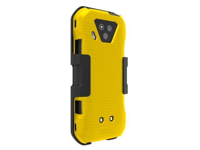 Wireless ProTech Shell Case and Holster Combo for Kyocera DuraForce Ultra 5G E7110. Slim Protective Hard Shell Case with Heavy-Duty Belt Clip Holster