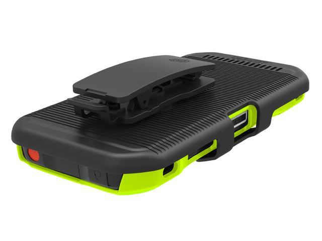 Wireless ProTech Shell Case and Holster Combo for Kyocera DuraForce Ultra 5G E7110. Slim Protective Hard Shell Case with Heavy-Duty Belt Clip Holster