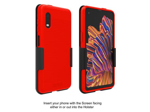 Wireless ProTech Flex Skin Case and Belt Clip Holster Combo for Samsung Galaxy XCover Pro SM-G715