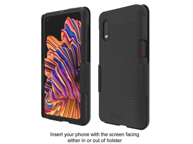 Wireless ProTech Slim Protective Hard Shell Case and Holster Combo for Samsung Galaxy XCover Pro SM-G715
