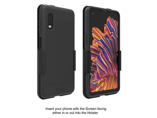 Wireless ProTech Flex Skin Case and Belt Clip Holster Combo for Samsung Galaxy XCover Pro SM-G715