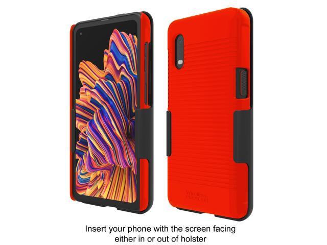 Wireless ProTech Slim Protective Hard Shell Case and Holster Combo for Samsung Galaxy XCover Pro SM-G715