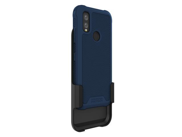 Kyocera DuraSport 5G C6930 Case and Holster Combo. Heavy Duty Rotating Belt Clip Holster and Rugged Flexible TPU Case Combo