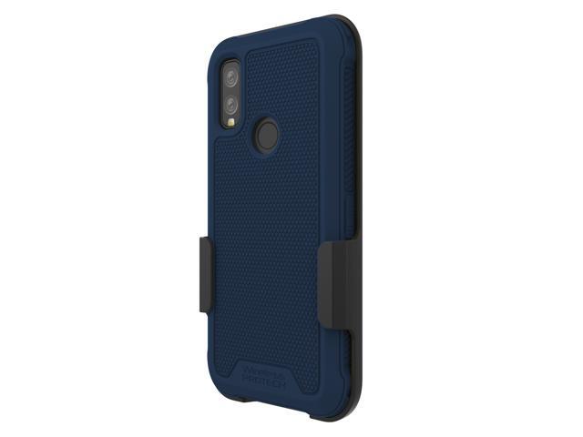 Kyocera DuraSport 5G C6930 Case and Holster Combo. Heavy Duty Rotating Belt Clip Holster and Rugged Flexible TPU Case Combo