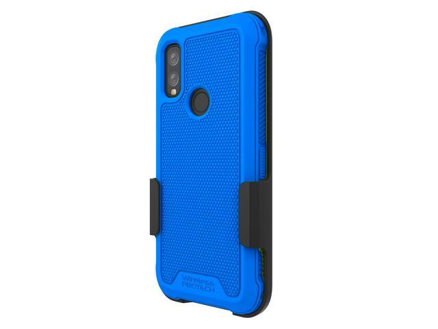 Kyocera DuraSport 5G C6930 Case and Holster Combo. Heavy Duty Rotating Belt Clip Holster and Rugged Flexible TPU Case Combo